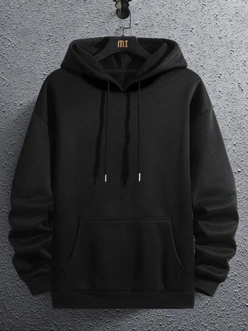 Product Introduction of Unisex Men's Cartoon Graphic Print Drawstring Essentials Hoodie, Regular Fit Casual Long Sleeve Hooded Sweatshirt for Fall & Winter, Men's Clothes, National Day Clothing 6