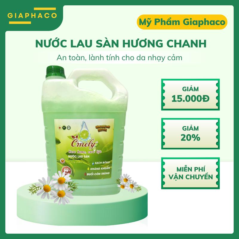 Product Introduction of Nước Lau Sàn Omely Hương Chanh 3,8kg An Toàn Lành Tính Hương Thơm Dịu Nhẹ - Làm Sạch 2