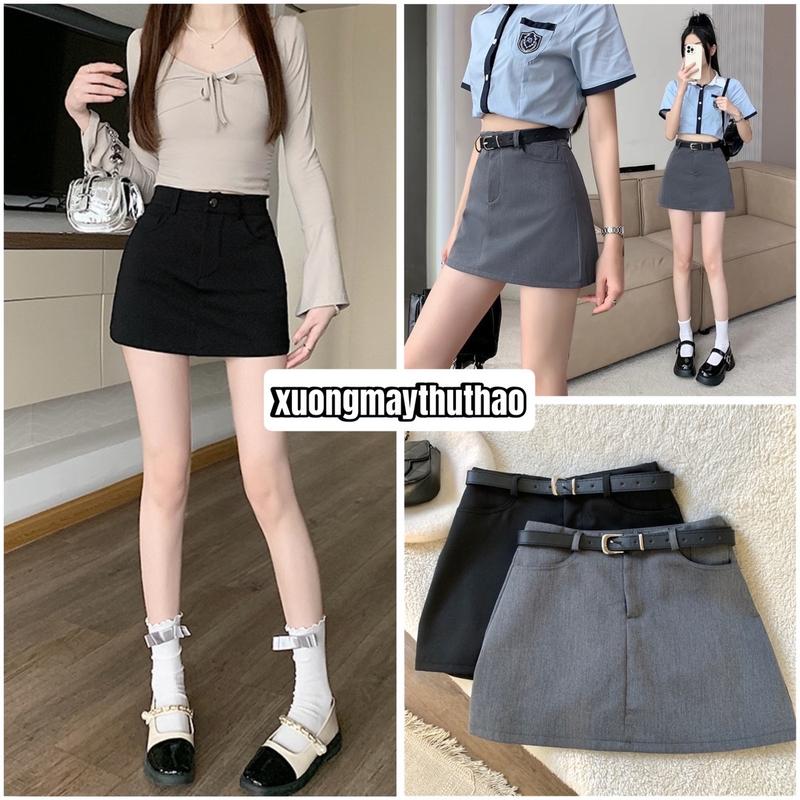 Chân Váy Hàn Dáng Ngắn BIGSIZE - KÈM ĐAI