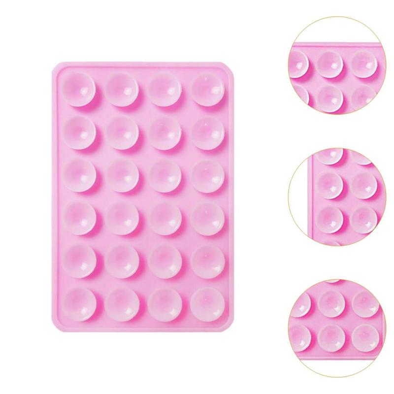 Product Introduction of 2x Silicone Suction Phone Case Adhesive Mount Handsfree Easy to Use Home Phone Holders for Bedroom Bathroom Selfies Outdoor Trip 1
