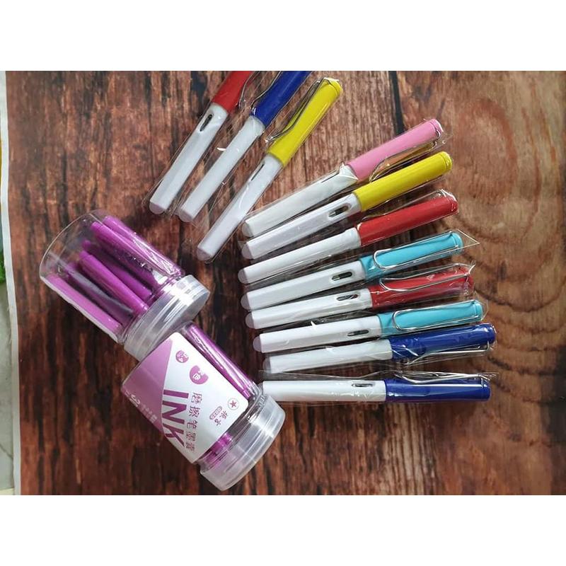  Bút máy - Bút mực tẩy xoá được ngòi kim tinh cho học sinh T08 