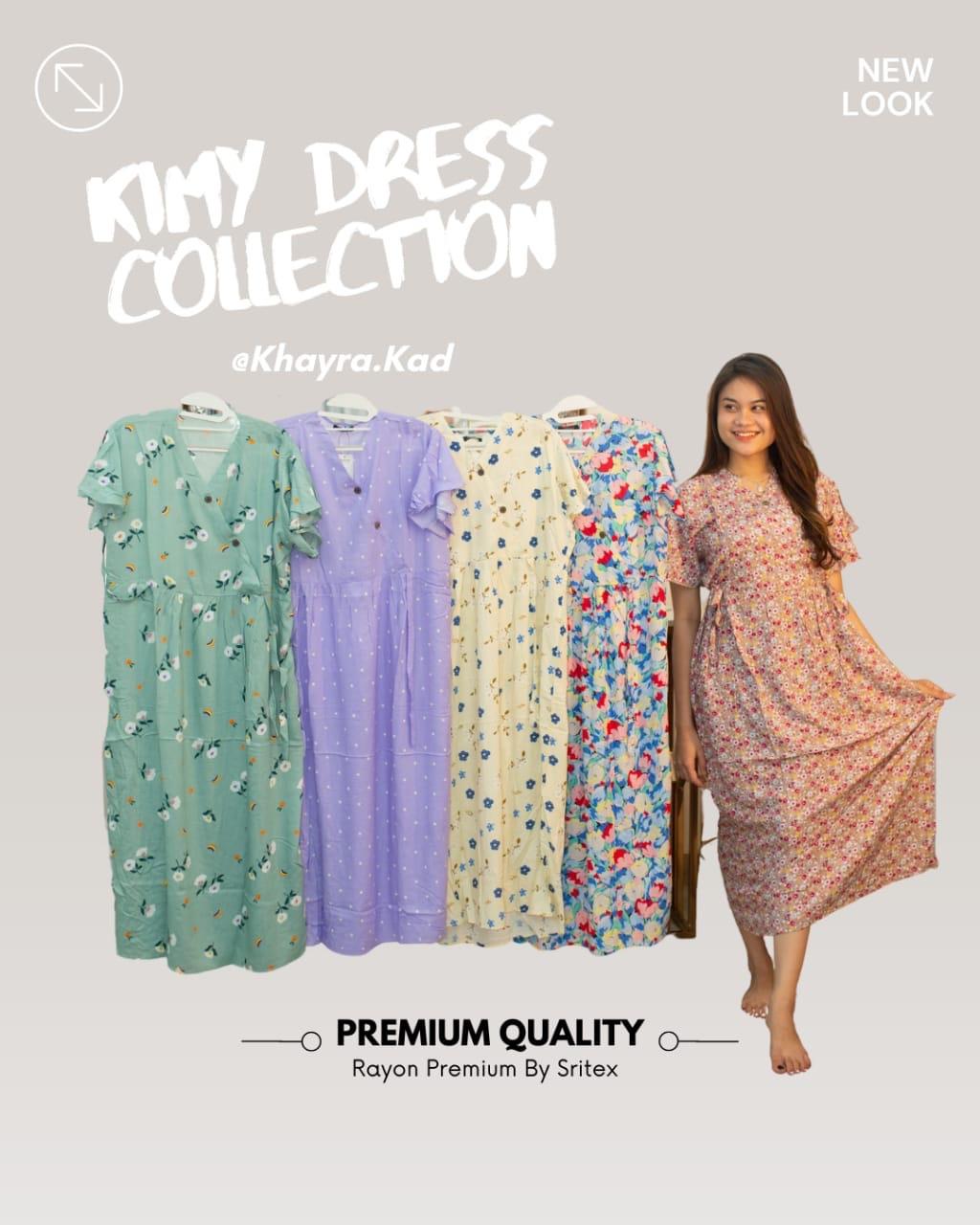 Kimi Dress bahan Rayon Premium