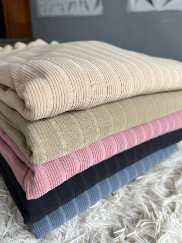 LONG TUNIK BAHAN KNIT HORNET TEBAL MELAT LENGAN PANJANG KARET 7