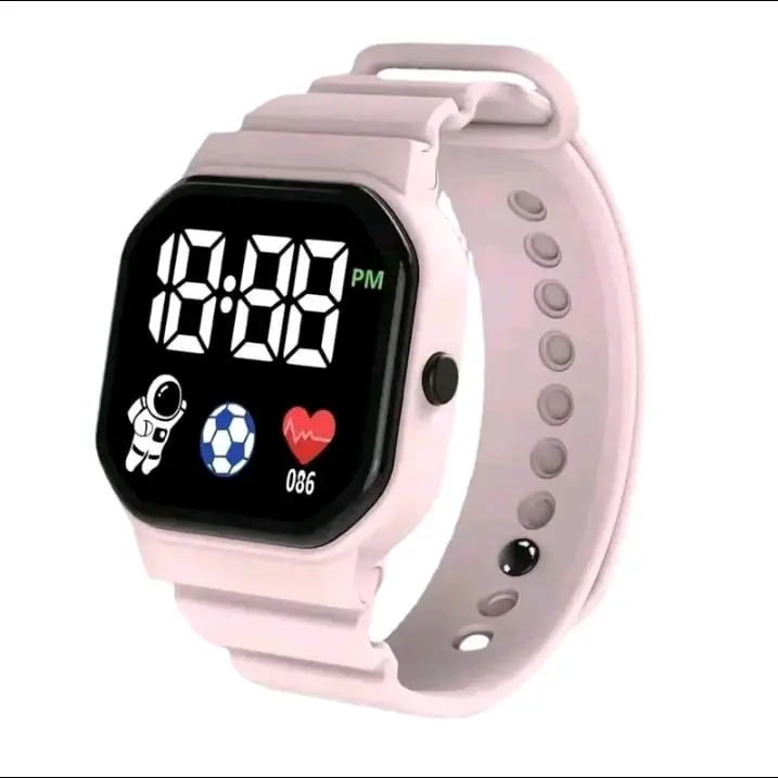 Jam Tangan Anak Led Digital Unisex Watch Rubber terkini-COD Fashion