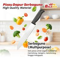 Gambar HomeBalance Pisau Dapur Serbaguna Stainless Steel 304 Tajam Food Grade Pisau Buah Sayur Daging 74 - 4 inch, Tanpa Bubble dari Home Balance Kab. Tangerang 3 Tokopedia