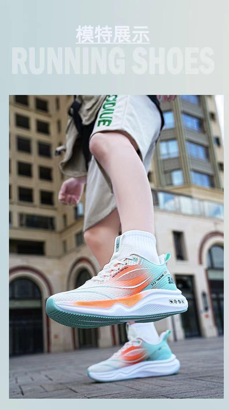 Product Introduction of Kasut Larian, 24 Ketibaan Baru Musim Bunga dan Musim Panas, Tapak Lembut Menyerap Kejutan, Ultralight, Sneaker, Bernafas, Sesuai untuk Pelajar, Kasut Lelaki, Kasut Lari Ringan Outdoor Sepatu Shoes 6