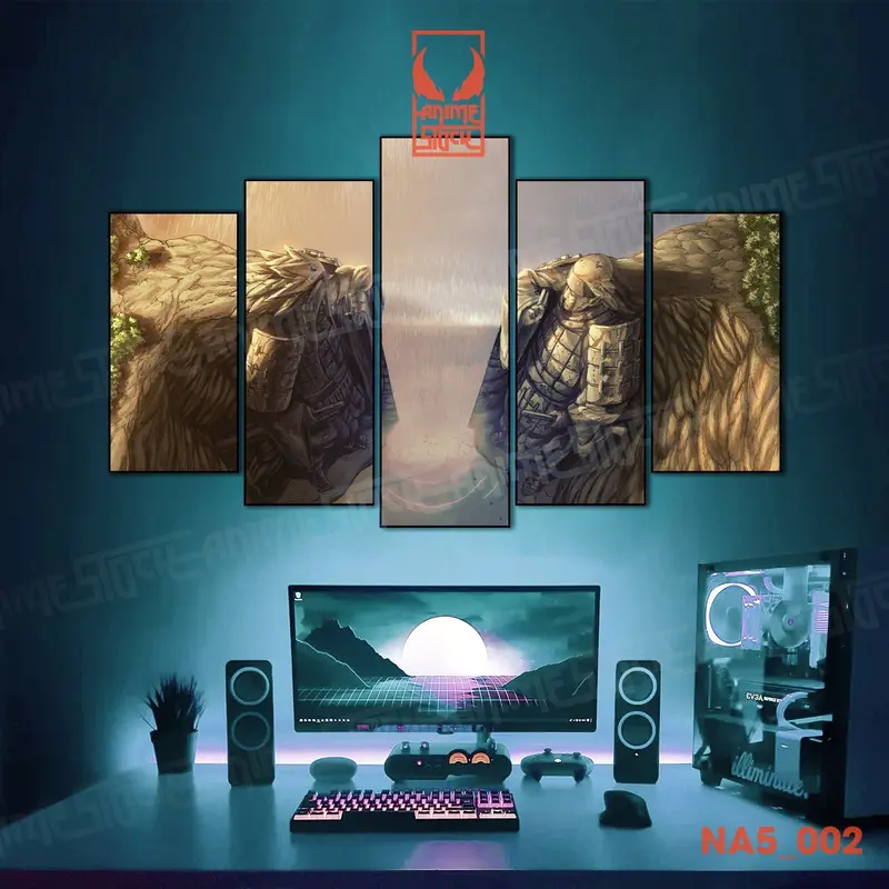 Tranh Naruto Dán Tường Anime Canvas Siêu Bền Đẹp, Kích Thước L (25x75cm), Chất Liệu Formex Kim Tuyến 5mm - Decor Tường, Trang Trí Nhà 6