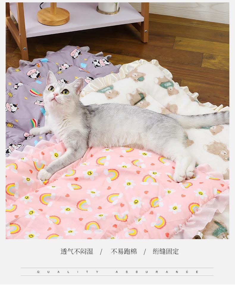 Product Introduction of Thickened Autumn and Winter Warm Floor Mat, Cat for Common Dogs Blanket Mat 24