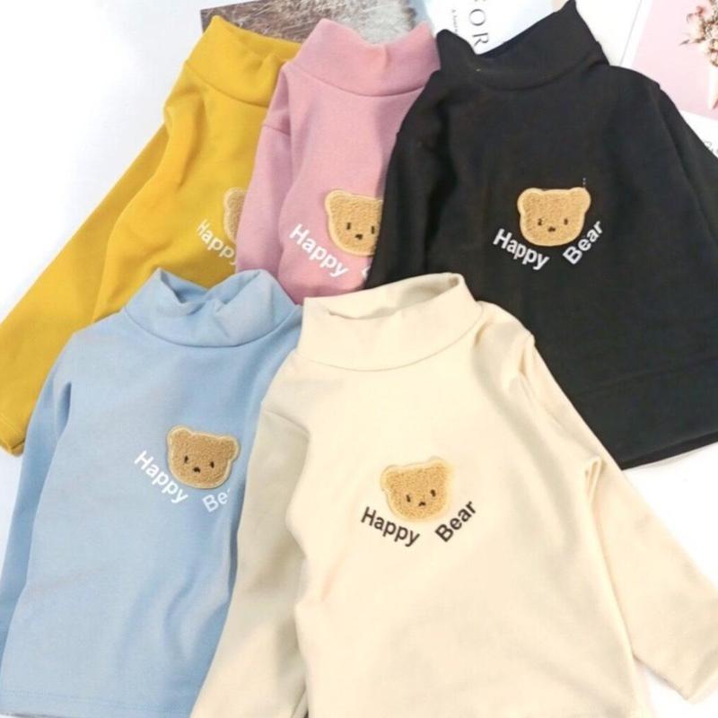 [ĐẶT TĂNG LÊN 1 SIZE NHÉ Ạ] Áo giữ nhiệt cổ 3 phân chất zip / chất mềm mịn  - Sơ sinh - SỈ 0