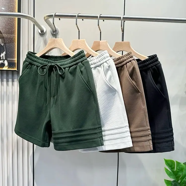 Combo 2 quần đùi nam cao cấp, chất liệu cotton da cá chéo dày dặn, thoáng khí, co dãn tốt, vải QC cao cấp