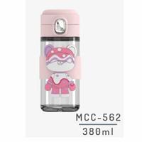 Gambar Glass Bottle Anak Lucu With FilterTea Anti Tumpah 380ML // MCC-562 - Red dari Ollahomeliving Kota Bogor 2 Tokopedia