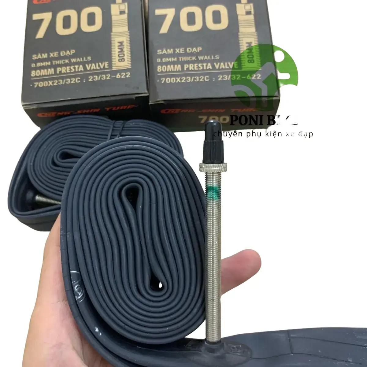 Ruột xe đạp 700C fixedgear niền cao 2-4-6phân fv80mm- Săm CHENGSHIN 700x23/32c Van nhỏ FV 80mm Gắn Xe Đạp Đạp Xe Đạp Sport Nam Cao Su