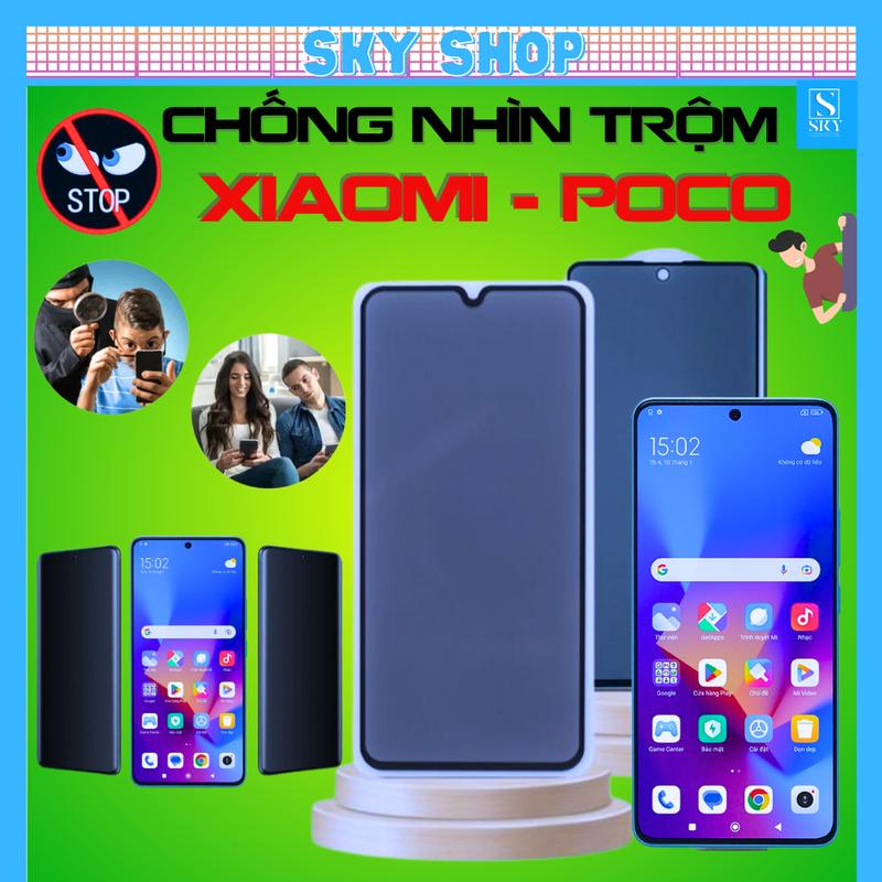 Cường lực chống nhìn trộm dành cho Redmi Note 13 12 Pro 12s 11 11s 11 Pro 10s 10 9s 9 Pro Redmi 10C 12C 13C 13x 14C 10 10A A1 A3 10X 9 9A 9C 9T 8 7 K40 K50 K60 Gaming Xiaomi Poco X3 Pro X3 Nfc C40 F4 F3 M5 M5s M4 M3 Pro X4 GT 13T 12T 11T Pro Mi 11 Lite