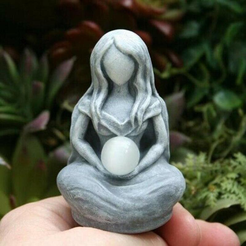 Product Introduction of Moon Goddess Statue, 1 Count Resin Ornament, Home Decor for Living Room Bedroom Garden, Room Decor, Garden Decor, Gift for Friend & Family 0