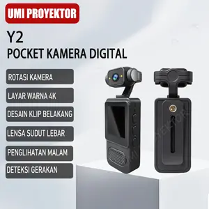 HD 2K Mini Kamera WIFI Dapat Diputar 360 yang Dapat Diputar dengan Direkam Perekam Penglihatan Malam IR Perekam Deteksi Gerakan Tubuh