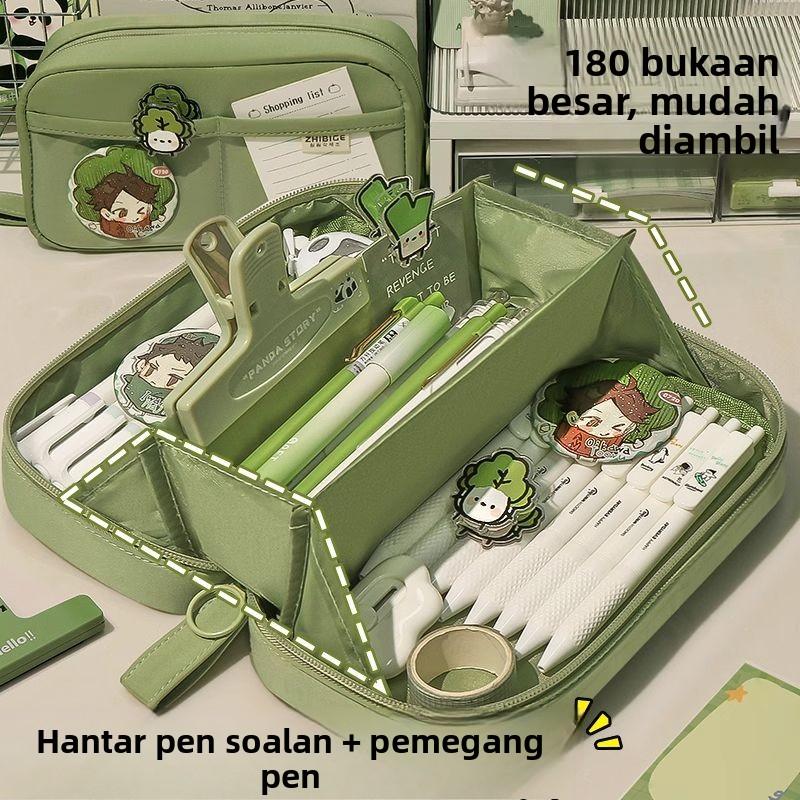  Hộp Đựng Bút Chì Dung Tích Cực Lớn Dành Cho Bé Gái Hộp Văn Phòng Phẩm Mới  Thiết Kế Đơn Giản Hộp Bút Chì Volcanic Trong Suốt hộp  bút  nhiều  ngăn  cấp  2  cho  nữ hộp  bút  đựng  được  máy  tính Hộp Đựng Bút hộp  bút  nhiều  ngăn 