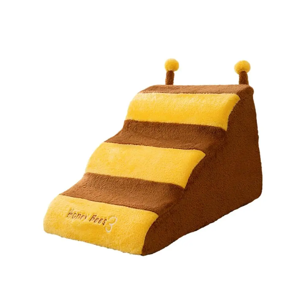 Cat Ramp Dog Stairs Ladder Puppy Stairs Scratch Resistant Stair Cover Convenient Washable Cover Multipurpose for Small Dog