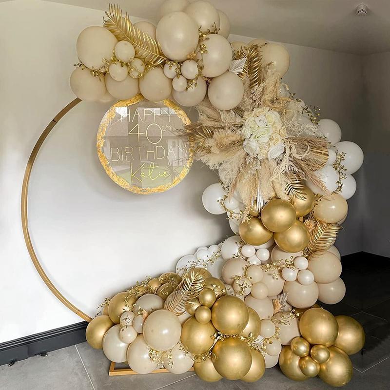 Balloon Garland Arch Kit with Tape, 185pcs/set Mixed Color Latex Balloon, Birthday Party Decoration Supplies 3