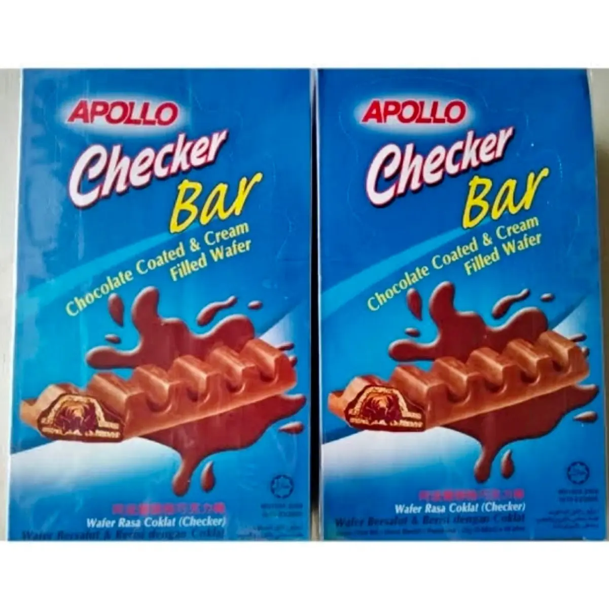 (BLUE) Apollo Checker Bar Chocolate Wafer 600g - TikTok Shop Philippines