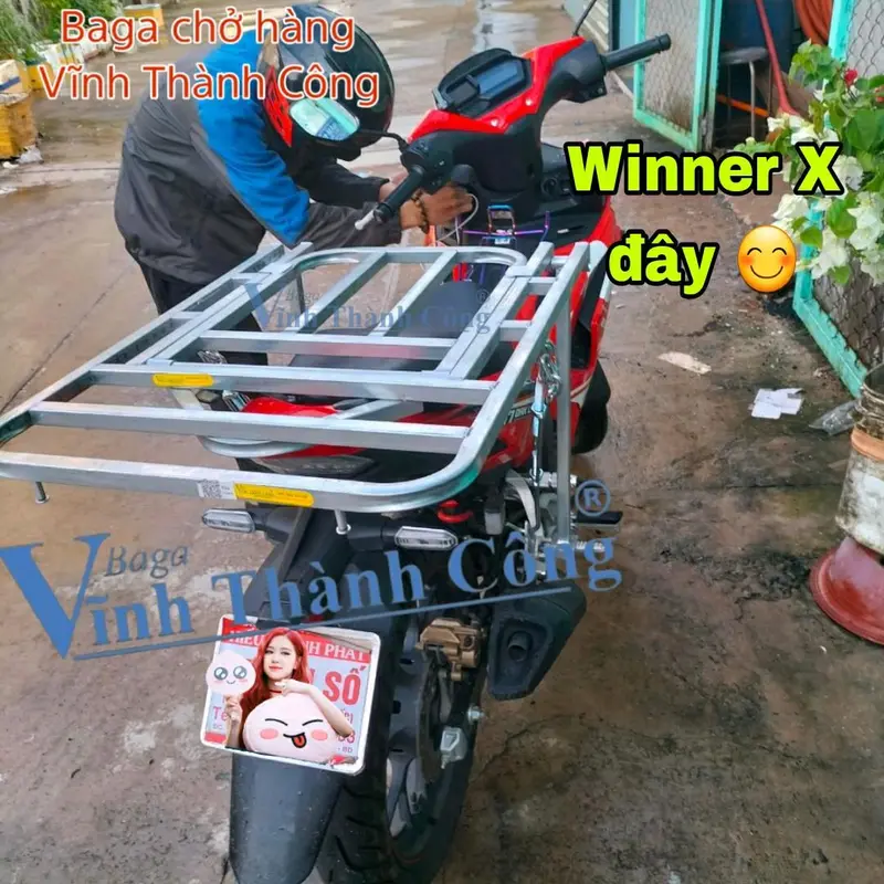 Baga chở hàng có náp mở ( chuyên xe winner ) Phụ Kiện Phụ Tùng 1