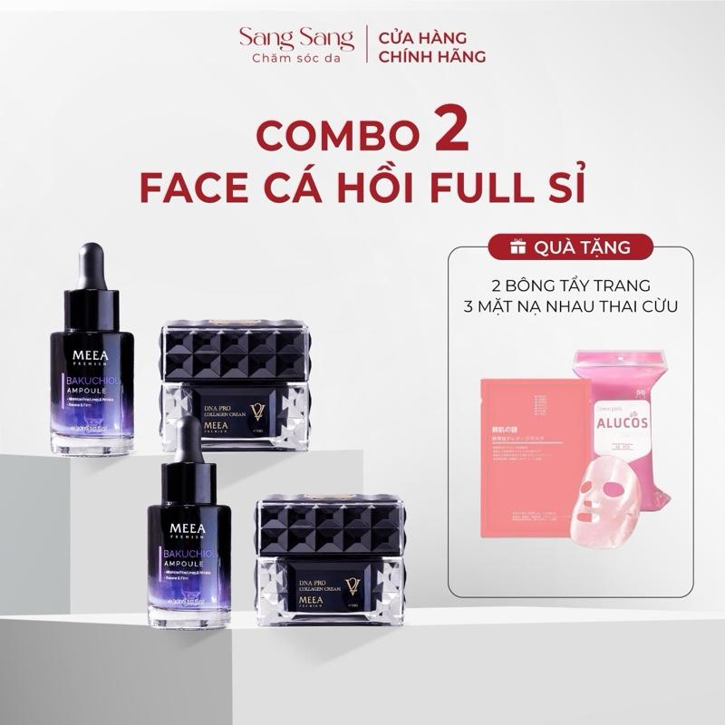 COMBO KEM  FACE COLLAGEN CÁ HỒI SIZE LỚN - Quà Tặng Skincare Serum