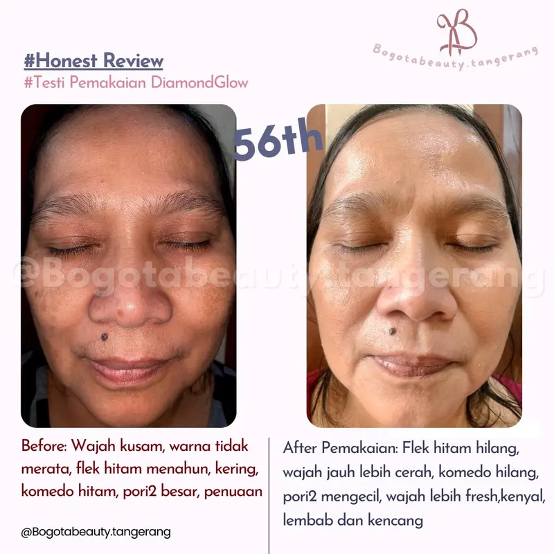 DiamondGlow Series by Bogota Beauty Krim Perawatan Wajah Bpom 2