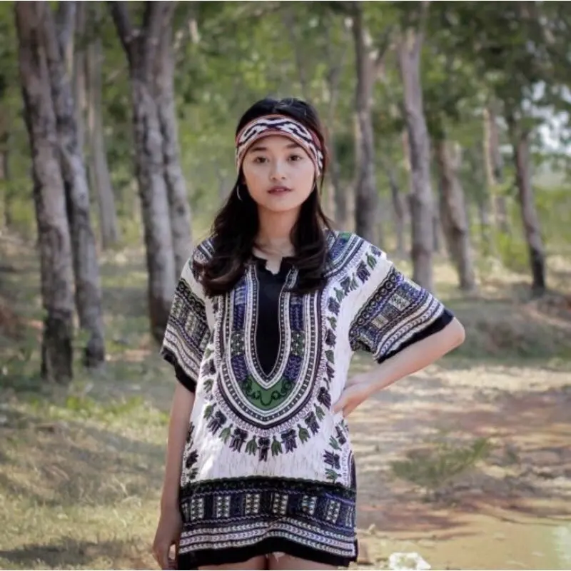 KAOS ETNIK DASHIKI BAJU BATIK Pengrajin BALI UJE JEPRI