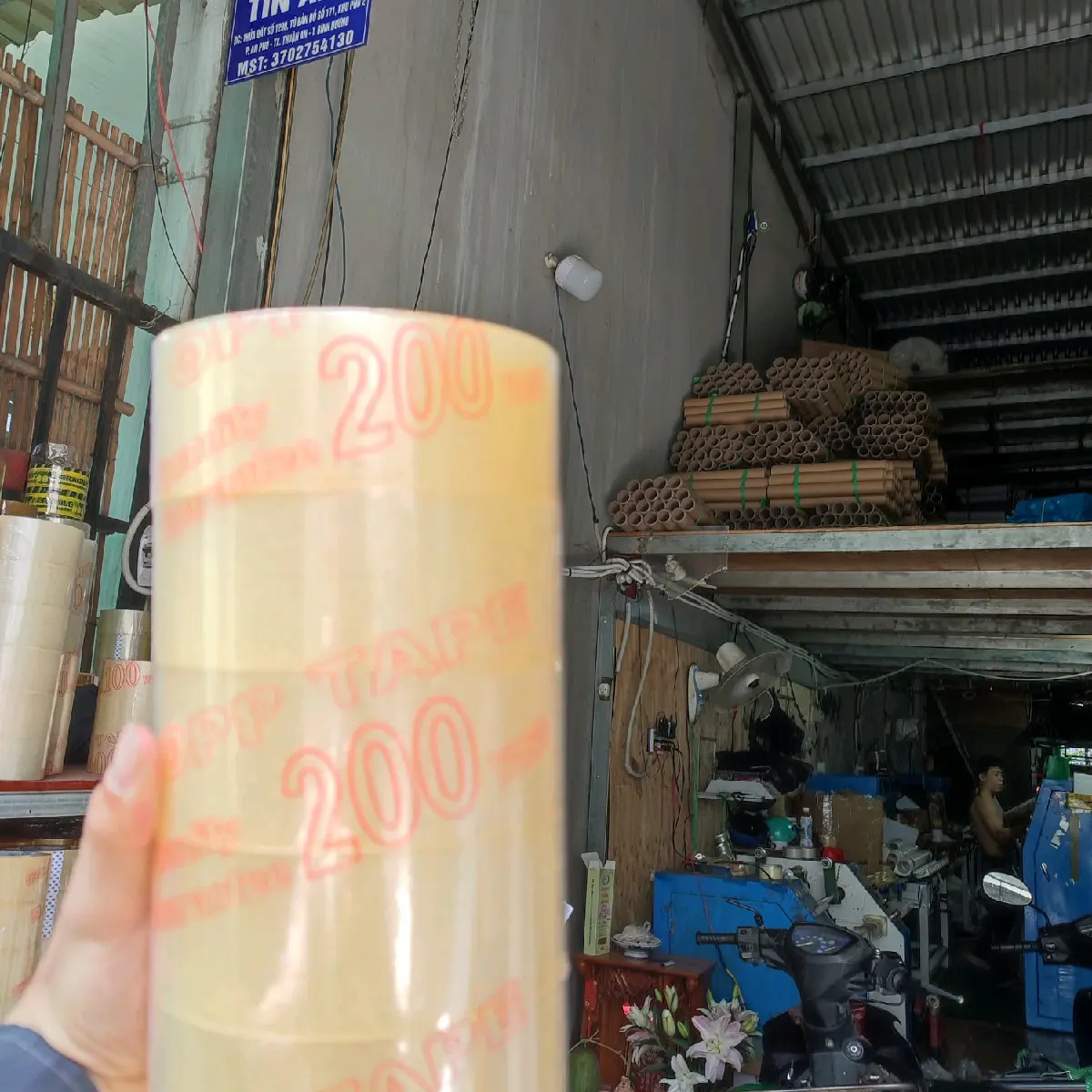 Băng keo 200yard Trong Đục 1.8kg