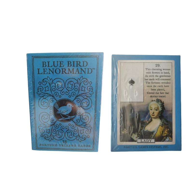 Product Introduction of Blue Bird Lenormand Oracle Cards, Tarot Cards, Divination Cards, Oracle Cards, Reading Cards, Psychic Reading Cards, Card Games Supplies 2