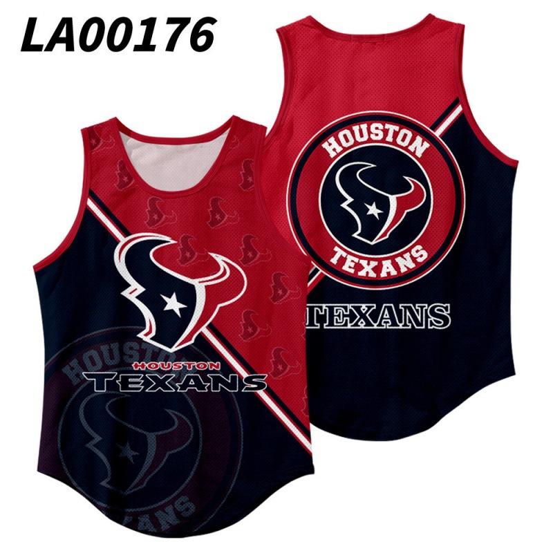 Product Introduction of [Mesh Cloth] New 3D Printed NFL Team Uniform Men's Waistcoat Rugby Vest 30