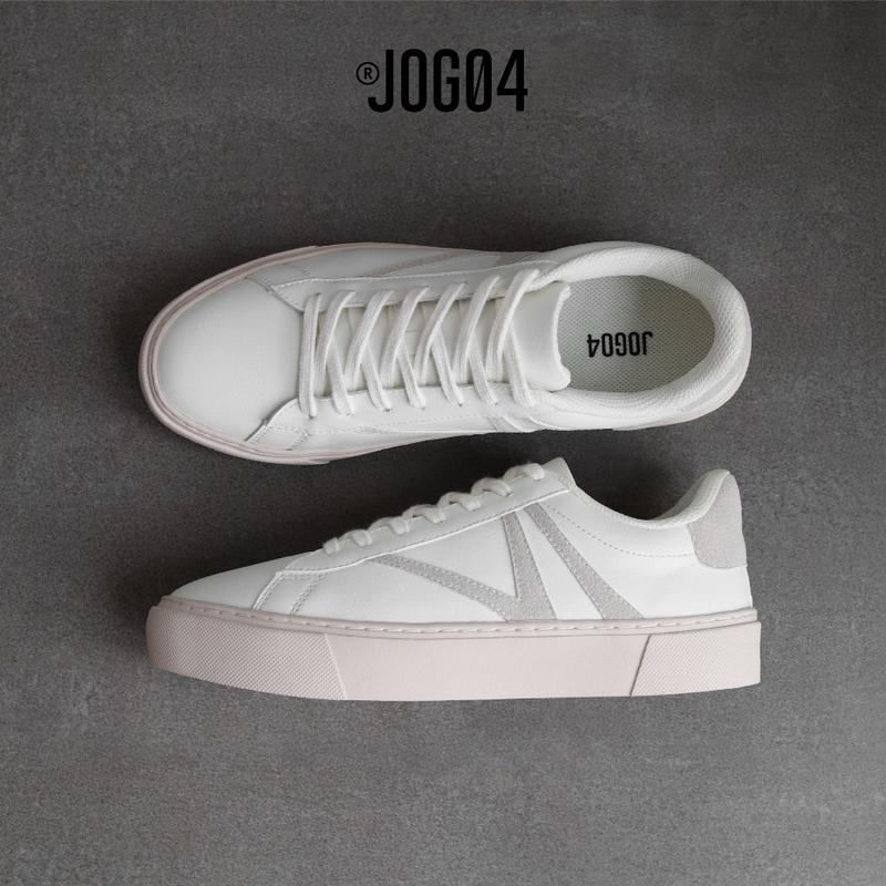 V1 - Giày Sneaker JOG04 - thiết kế Logo Signature , đế cao su khâu viền chắc chắn