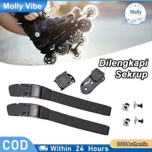 Strap Buckle Sepatu Roda Universal - 1Set Strap Inline Skate Dengan Gesper & Sekrup