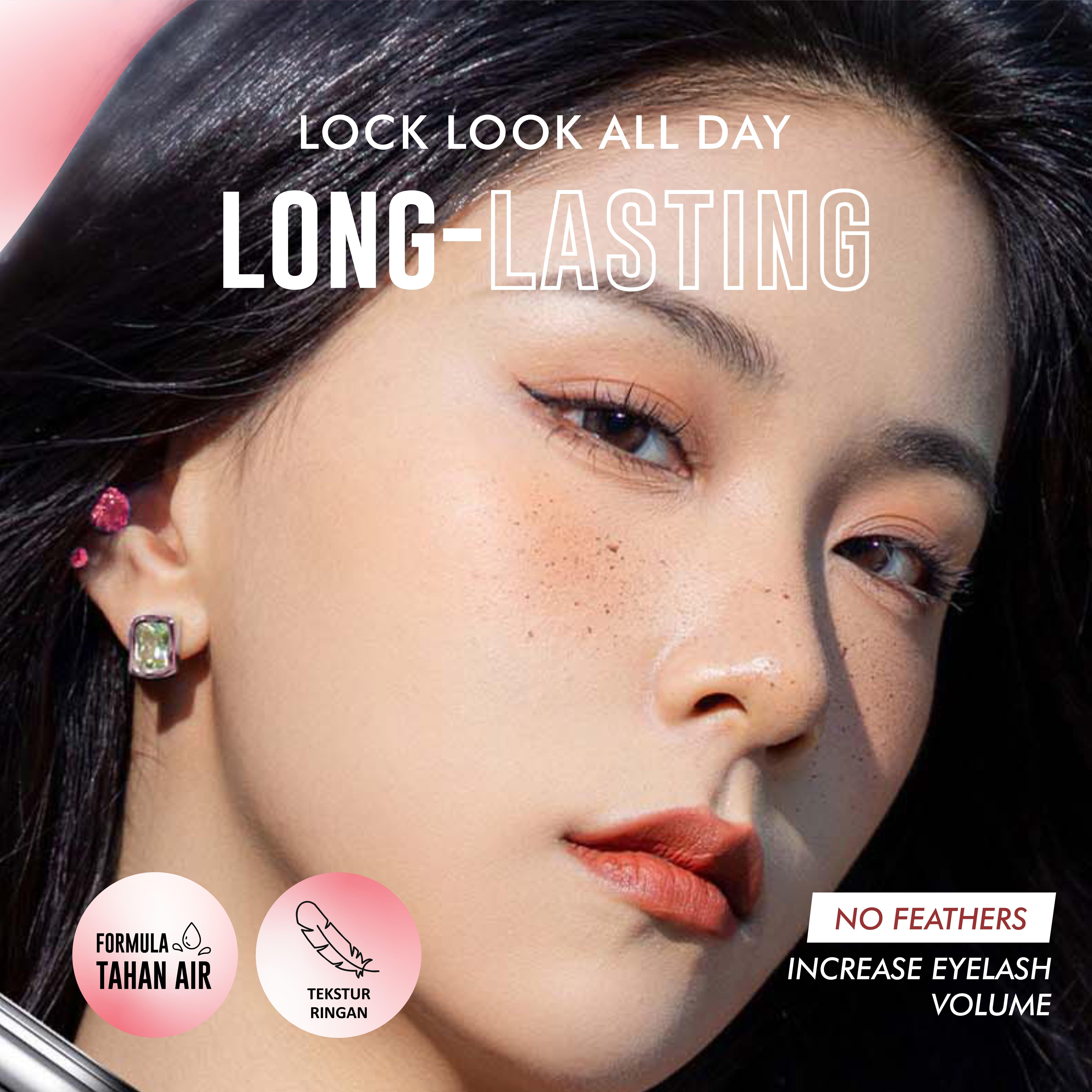 [Skistore] BPOM Maskara Charming Color Black Amy's Diary Mascara Brushes Small Long-Lasting