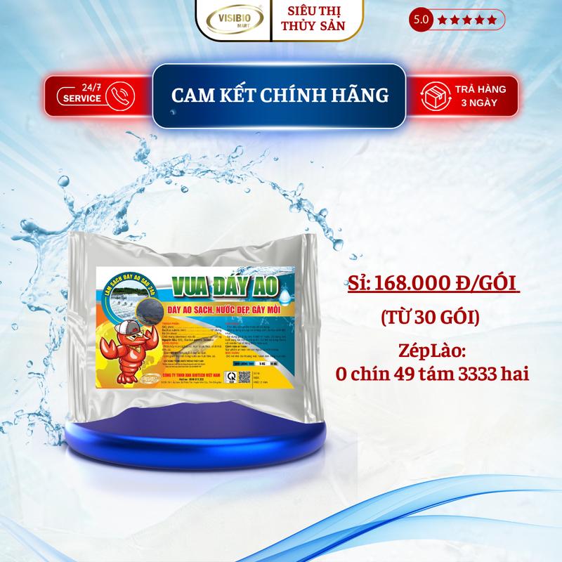 VUA ĐÁY AO - MEN VI SINH XỬ LÝ ĐÁY AO, GIẢI QUYẾT CÁC VẤN ĐỀ GÂY Ô NHIỂM ĐÁY AO, XỬ LÝ BÙN ĐEN THỐI ĐÁY CHO AO NUÔI TÔM CÁ 7