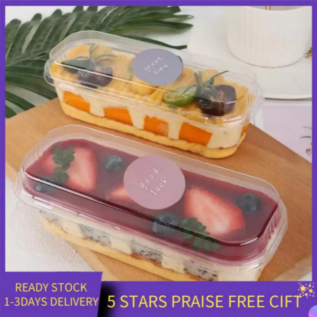 [50 PCS] Mini Loaf Deli Container for Desserts (Mousse Container)