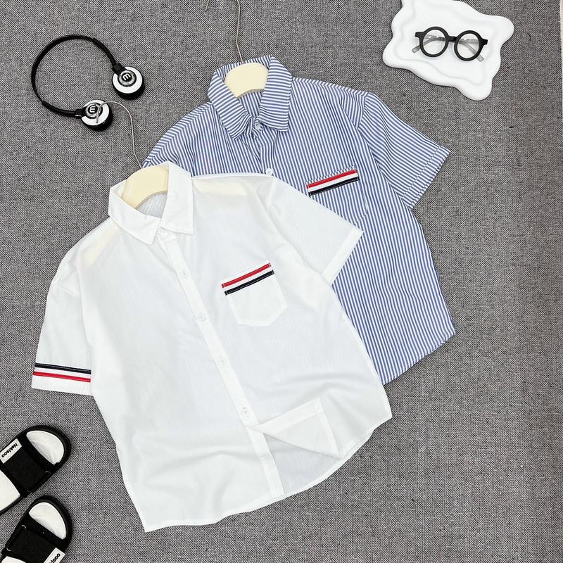  Áo Sơ Mi Ngắn Tay Cho Bé Trai Size 18-60kg Mã P1 Chất Liệu Mềm Mại Thấm Hút Mồ Hôi Tốt Phù Hợp Cho Bé Trai Và Bé Gái 