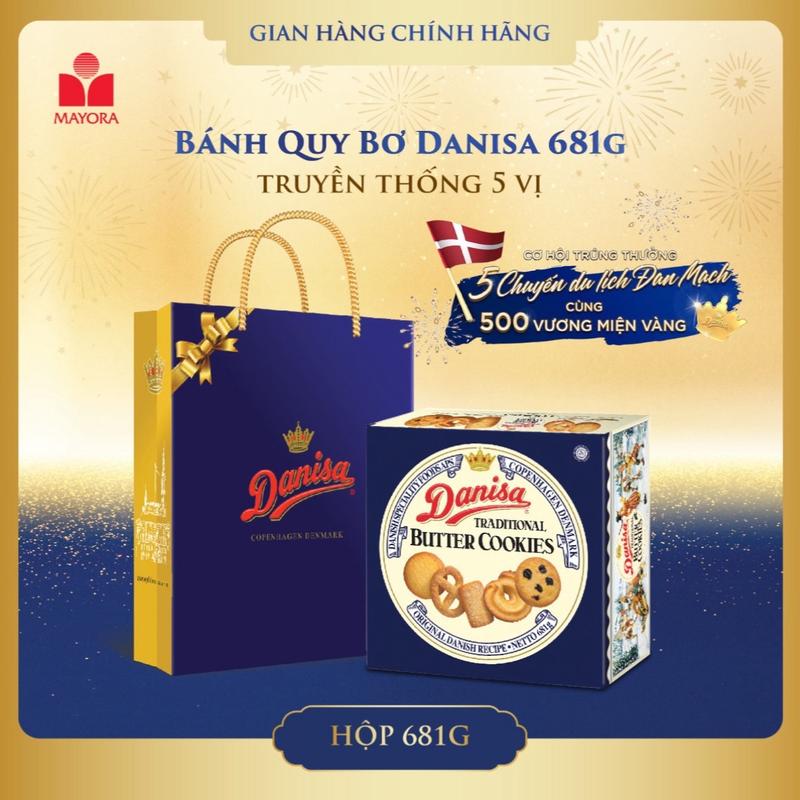BÁNH QUY BƠ DANISA HỘP 681G