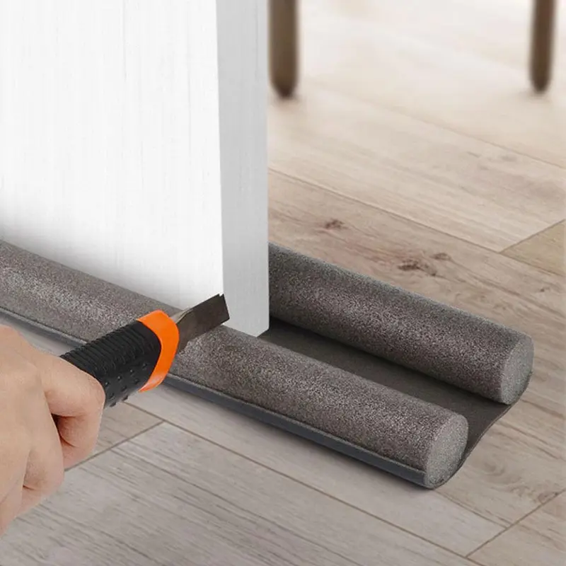 Dải niêm phong đáy cửa, dành riêng, dưới cửa, nút chặn dự thảo, chặn gió và tiếng ồn, chất bịt kín bằng bọt Acoustic, giá đỡ nút chặn cửa côn trùng 4