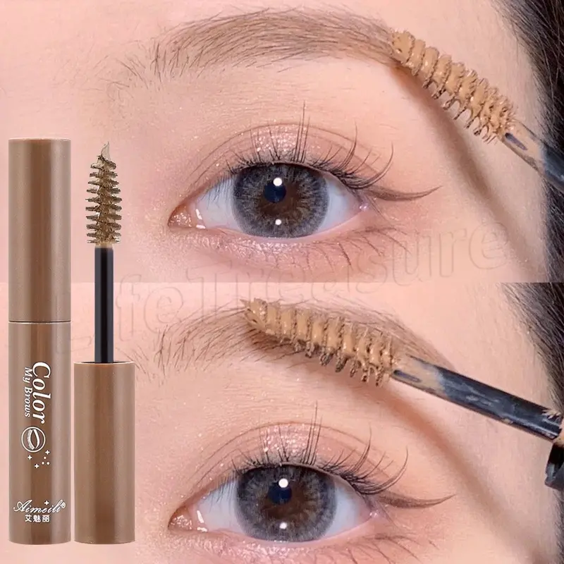 [AIMEILI] Mascara Chuốt Lông Mày 3D AIMEILI Chuốt Mày Đổi Màu Color My Brows Kháng Nước Lâu Trôi 3 Màu Sắc Tự Nhiên 2