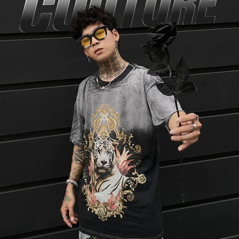 Áo phông ngắn tay MIKENCO DAMEGE TIGER 3