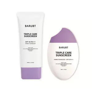 50/100ml Krim Tabir Surya Perawatan Tiga Kali Lipat SPF 40 PA+++ Perlindungan UV Sun Block Ringan Tidak Berminyak Perlindungan Matahari Jangka Panjang Perawatan Kulit Tubuh Tabir Surya Lotion Menyegarkan Melembabkan Mencerahkan Tabir Surya 4
