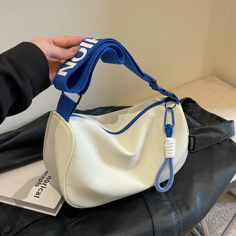 Túi Bánh Bao, Chất Liệu Vải Oxford Chống Thấm Nước, Dung Tích Lớn, Phong Cách Độc Đáo Của Phụ Nữ, Phong Cách Mới, Dễ Phối Đồ, Thích Hợp Cho Thể Thao Và Đi Chơi, túi Messenger, Túi Đeo Vai Chữ Cái