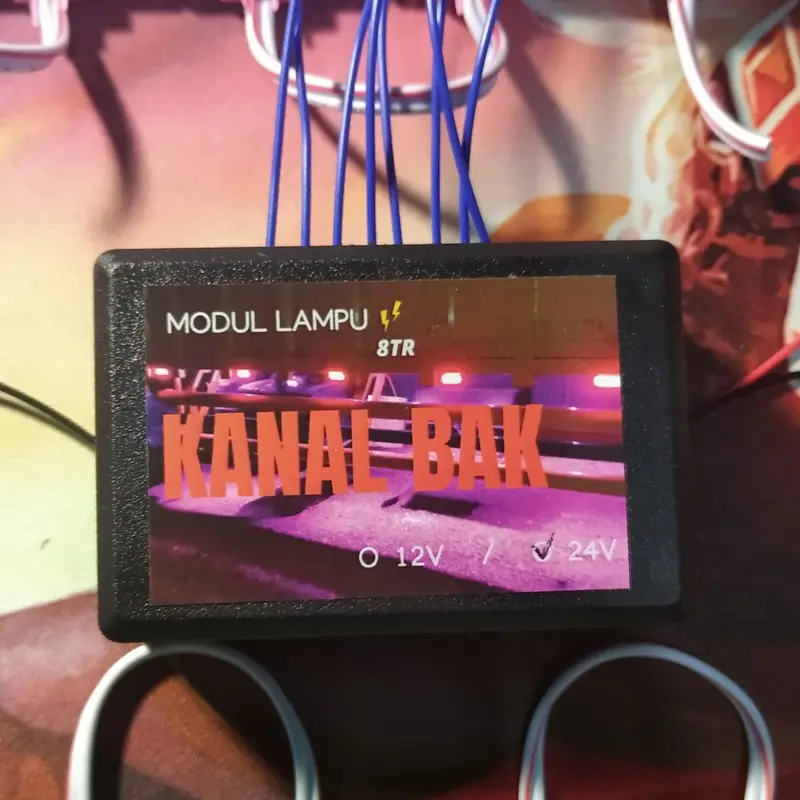 LAMPU KEDIP variasi 8 jalur 12volt dan 24volt 1