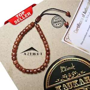 GELANG KOKKA kayu kaukah Original Bersertifikat | Gelang koka PREMIUM | Gelang kaoka Import Turki by Azimut Hadiah Hitam
