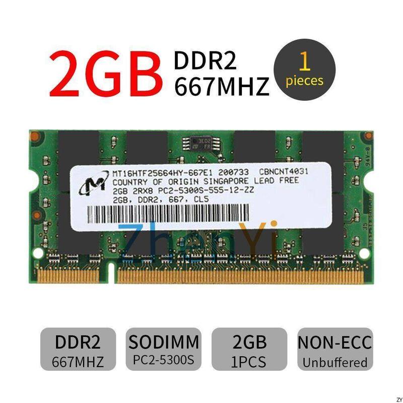RAM Komputer Riba DDR2, Untuk Hynix 2GB, HP Compaq TC4400 NX9420 ...