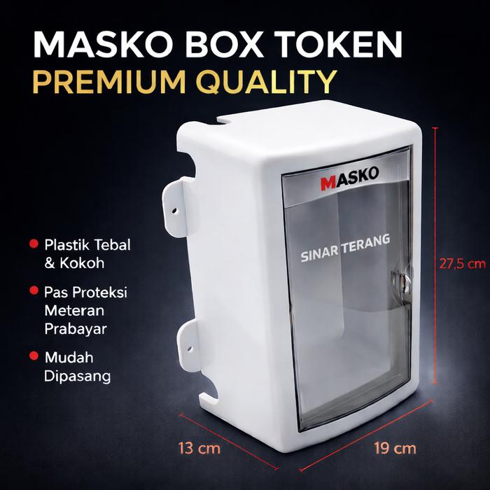 Box Simo Jual SINTE MASKO Box Token Listrik Prabayar PLN Kwh Meter Tebal dan ...