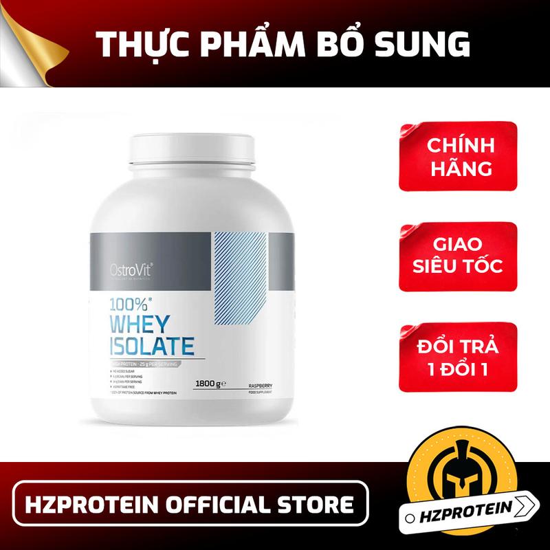 THỰC PHẨM BỔ SUNG BỘT OSTROVIT WHEY PROTEIN ISOLATE 4LBS/5LBS - (1800/2270G)