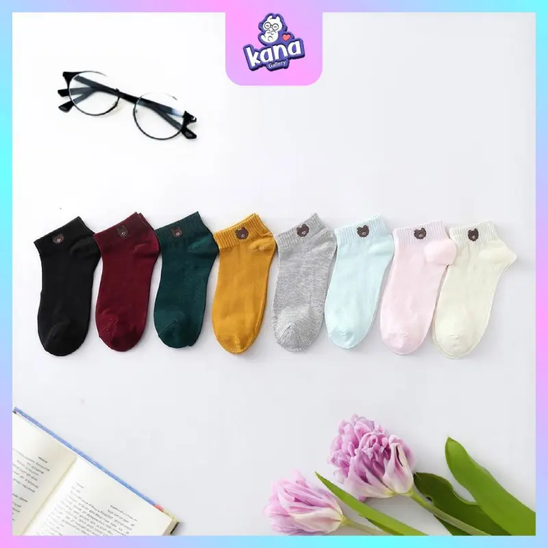 LL01 - Kaos Kaki Beruang Bear Pendek Mata Kaki 0
