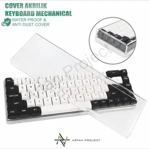 COVER AKRILIK KEYBOARD MECHANICAL PELINDUNG TUTUP KEYCAPS 60% - 87%
