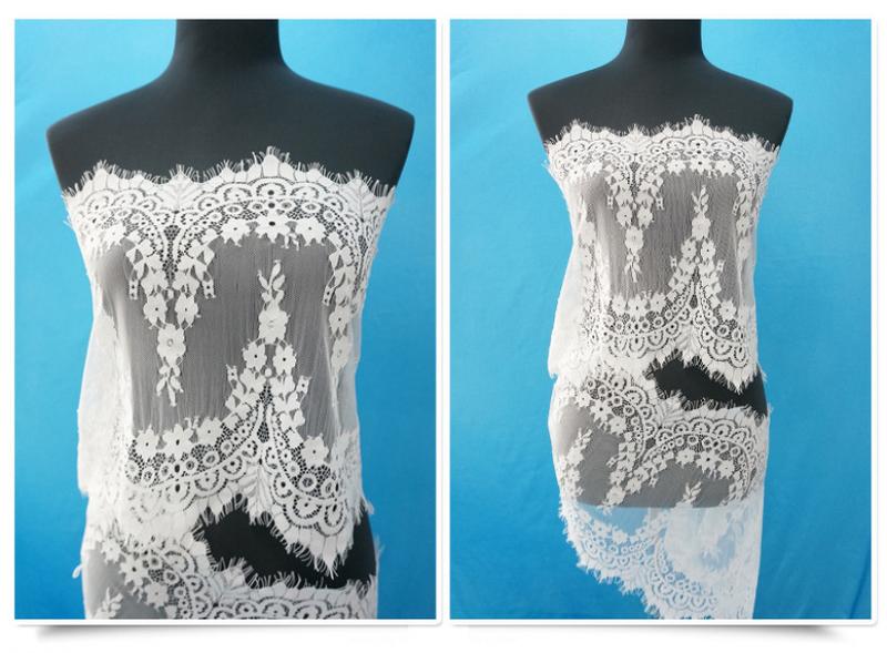 Product Introduction of 34cm Hot Selling Lace Eyelash Lace Clothing Accessories Lace Factory in Stock Wave Lace Embroidery Edge 27